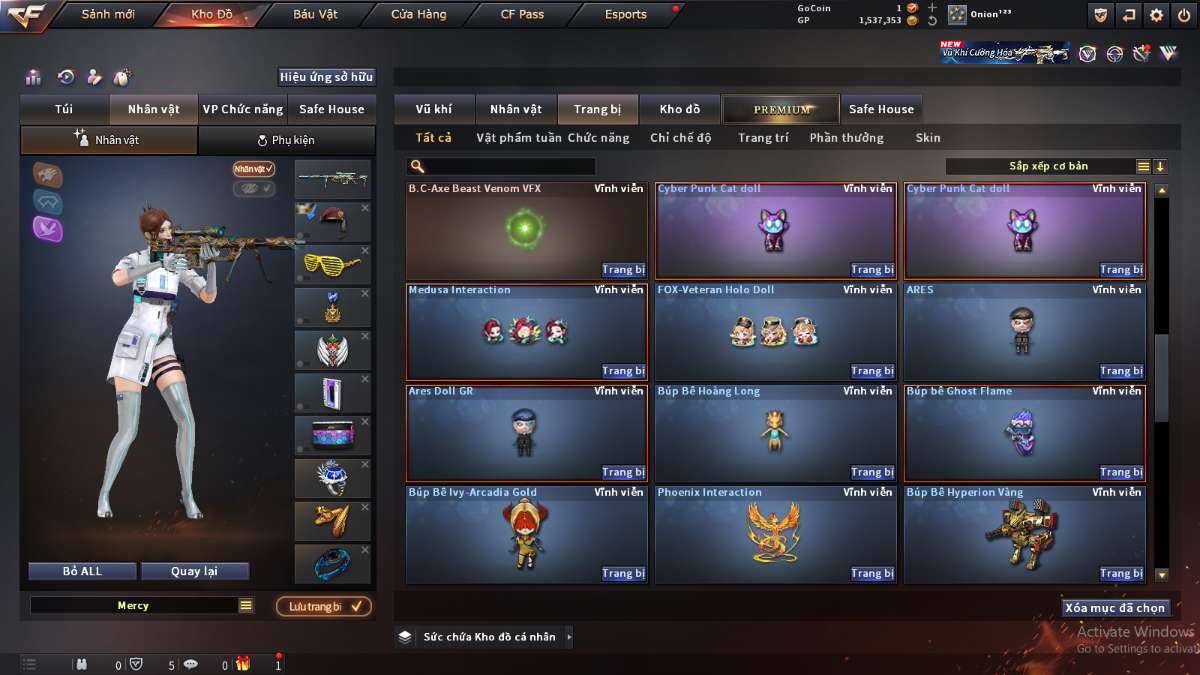 shop acc cf uy tin gia re